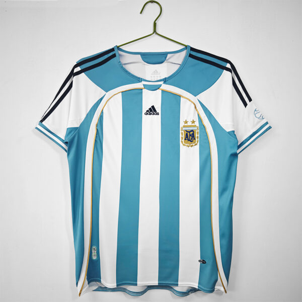 2006 Fan Edition Argentina home retro jersey