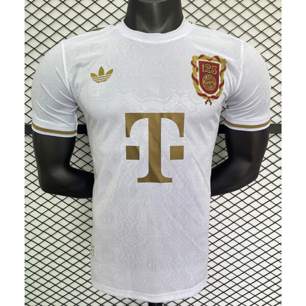 25-26 player edition Bayern Munich 125th Anniversary commemorative white jersey