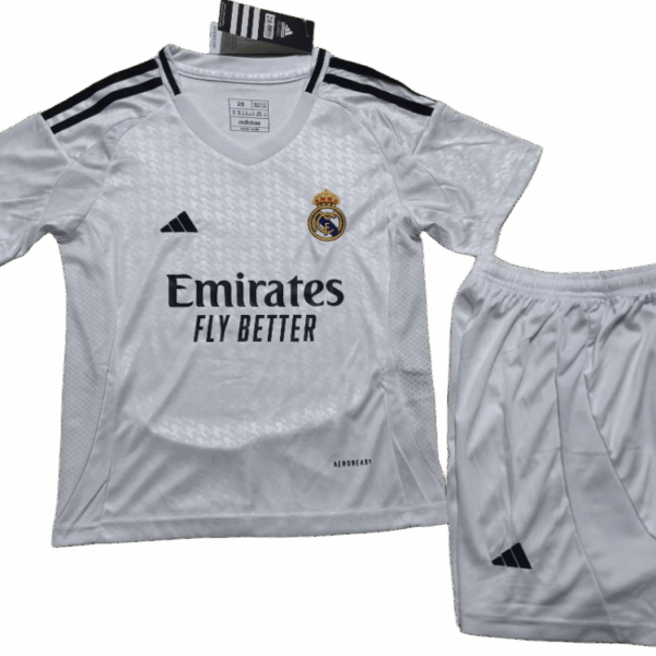 24-25 Home Children's version of Real Madrid’s jerseys